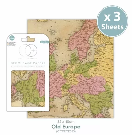 Craft Consortium Old Europe Decoupage Papers