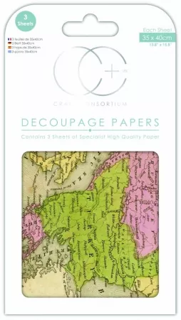 Craft Consortium Old Europe Decoupage Papers