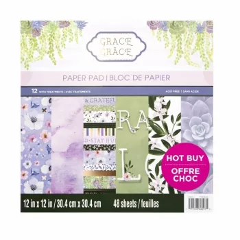 Craft Smith Grace 12x12 Inch Paper Pad