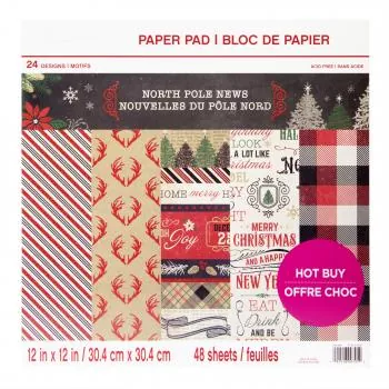 Craft Smith North Pole News Paper Pad