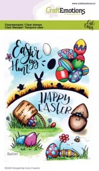 CraftEmotions clearstamps A6 - Easter 1 Carla Creaties