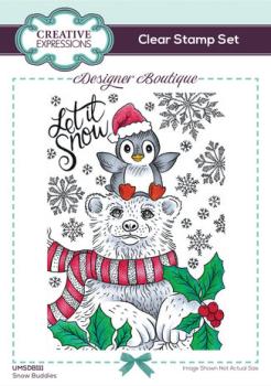 Creative Expressions, Designer Boutique Clear Stamp Snow Buddies
