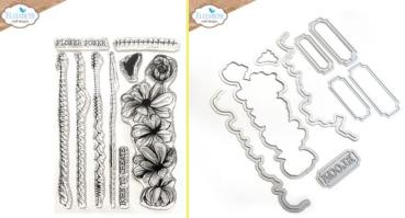 Elizabeth Craft Designs, Journal Elements Stitched Borders Stamp and Die Set
