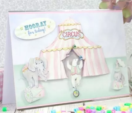 DL Paper Pad - Animal Circus, Hunkydory