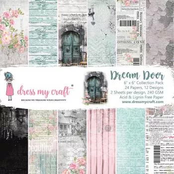 Dress My Craft Dream Door 6x6 Inch Paper Pad