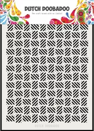 Dutch Doobadoo Dutch Mask Art stripe pattern los A5, Dutch Doobadoo