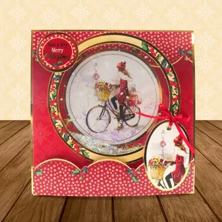 Riding Home for Christmas Luxury Topper Set, Hunkydory