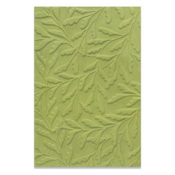 Sizzix • Multi-Level Textured Impressions Embossing Folder Delicate Leaves