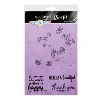 For the Love of Stamps - Stamp 'n' Twist - Pretty Petals, Hunkydory