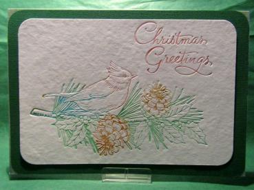 GALERIE, Grußkarte Spellbinder, Christmas Greetings Press Plate
