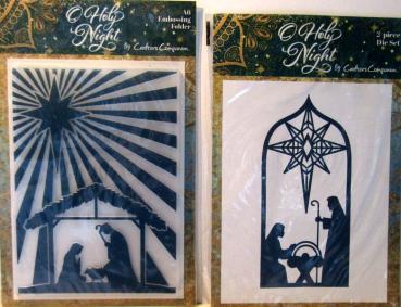 Crafters Companion, Set Embossingfolder/Die Holy Night