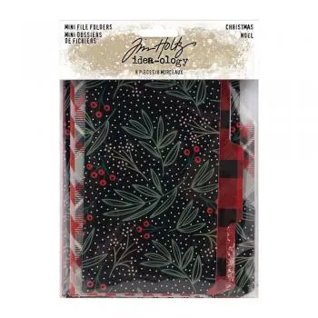 Idea-ology Tim Holtz Christmas Mini File Folders