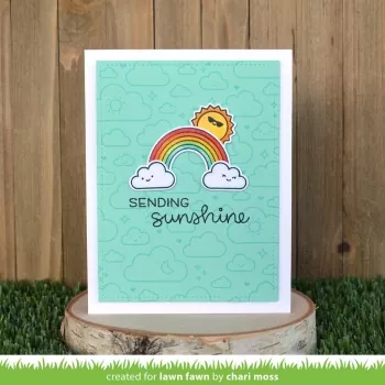 Lawn Fawn All the Clouds Clear Stamps