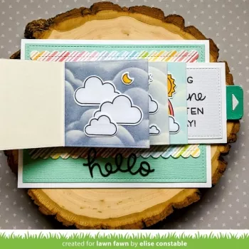 Lawn Fawn All the Clouds Clear Stamps