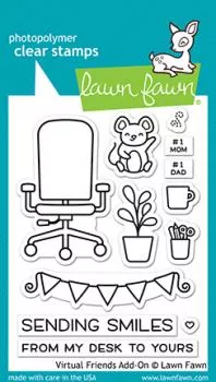 Lawn Fawn Virtual Friends Clear Stamps