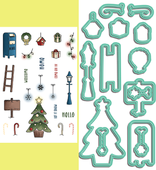 LDRS, Stamp.- and Die Set Country Corner