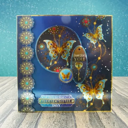 Midnight Butterflies - Butterfly wishes Topper Set, Hunkydory