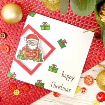Hunkydory, Happy Town Stamp Set - Mr & Mrs Claus