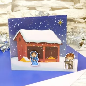 Hunkydory, Happy Town Stamp Set - The Nativity