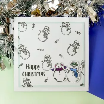 Hunkydory, Happy Town Stamp Set - Snowmen & Friends