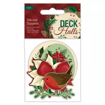 Papermania Deck The Halls Die-Cut Toppers