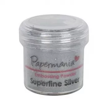 Papermania Embossing Powder - Superfine Silver