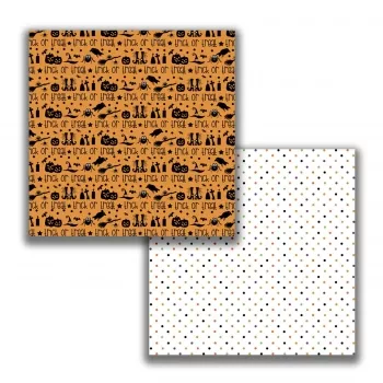 Polkadoodles Boneshakin Halloween 6x6 Inch Paper Pack