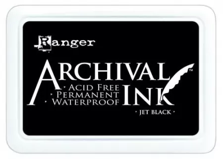 Ranger Archival Ink pad - jet black