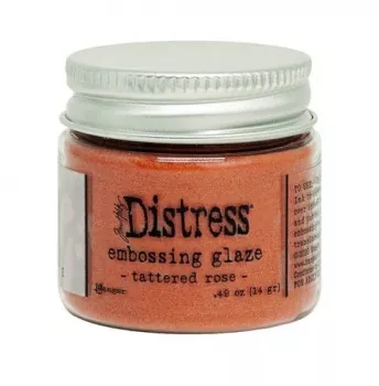 Ranger Distress Embossing Glaze Tattered Rose ,Tim Holtz