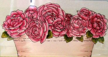Penny Black, Cling Stamp Rose Garden