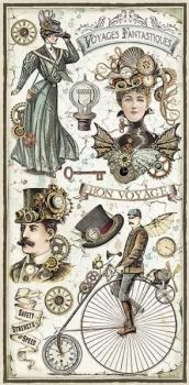 Stamperia, Collectables Voyages Fantastiques 6x12 Inch Paper Pack