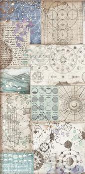 Stamperia, Collectables Cosmos Infinity 6x12 Inch Paper Pack