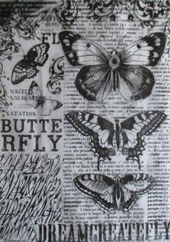 Decoupage Rice Paper - Schmetterlinge Stamperia