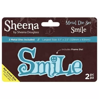 Sheena Douglass Metal Die Set - Smile, Crafters Companion
