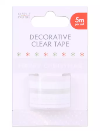 Simply Creative Basics Decorative Clear Tape
