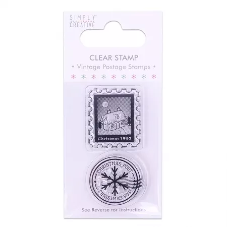 Simply Creative Vintage Postage Clear Stamps