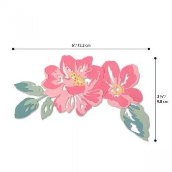 Sizzix Thinlits Die Set - 10PK Floral Layers