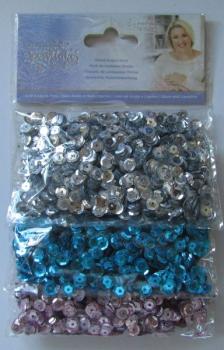 Crafters Companion, Glittering Snowflakes, Gemischte Pailetten