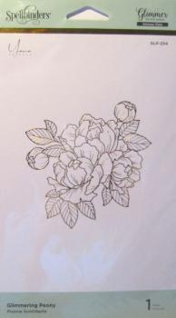 Spellbinders, Hot Foil, Glimmering Peony