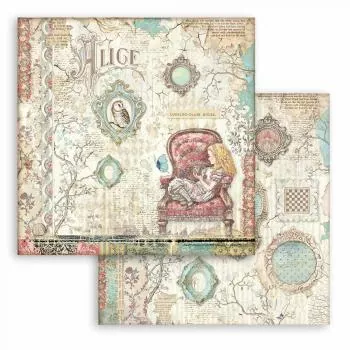 Stamperia Alice Through the Looking Glass Paper Pack