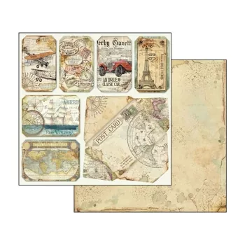 Stamperia, Around the World 8x8 Inch Paper Pack