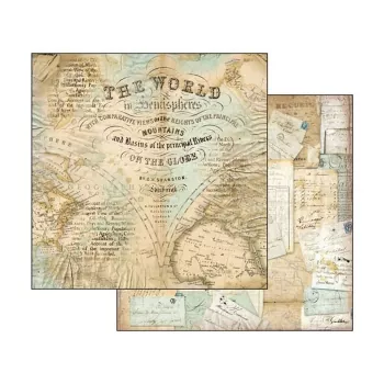 Stamperia, Around the World 8x8 Inch Paper Pack