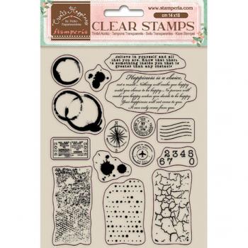 Stamperia, Create Happiness Elements Clear Stamps