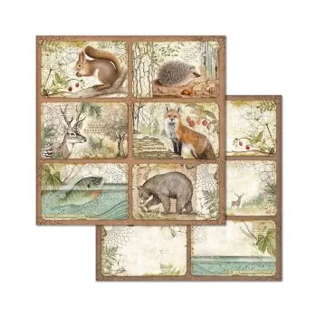 Stamperia Forest 8x8 Inch Paper Pack