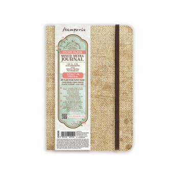 Stamperia, Mixed Media Journal Plain Stone Pages Create Happiness