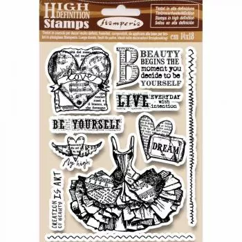 Stamperia Natural Rubber Stamp Fly High