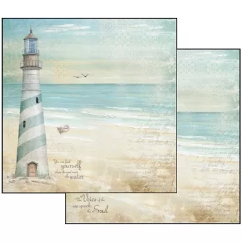 Stamperia Sea Land 12x12 Inch Paper Pack