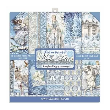 Stamperia Winter Tales 8x8 Inch Paper Pack
