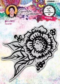 Studio Light Cling Stamp Painterly Flower Art By Marlene 3.0 nr.32