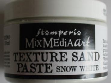 Texture Sand Paste, weiß, 150 ml,Mix Media Stamperia
